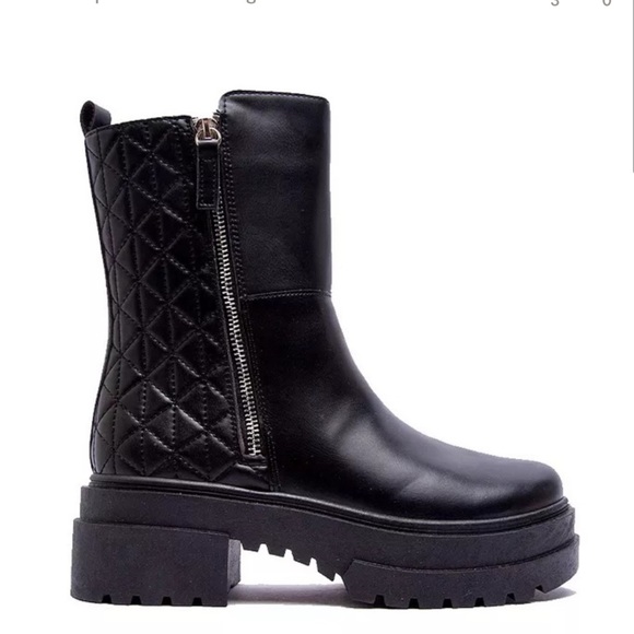 Qupid Tarina Black Boot - Picture 1 of 5